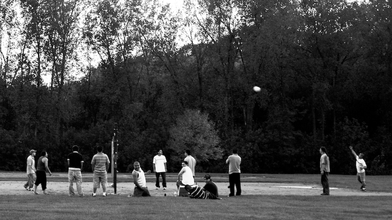 Volley Ball in the Fall